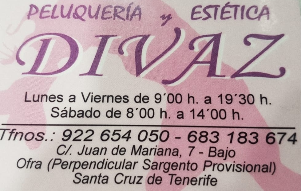 Peluquería Divaz Contacto.
